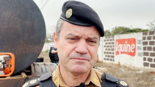 Coronel comemorou apreensão