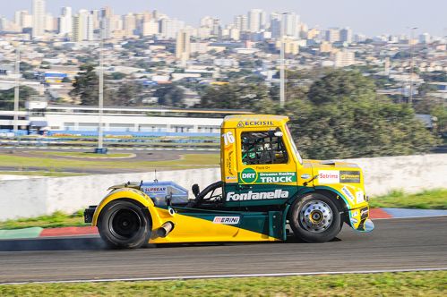 O gaúcho Rafael Fleck chegou a liderança da categoria GT Truck em Londrina e divide a posição com o catarinense Túlio Bendo