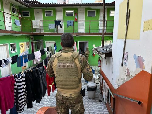 Hotéis são alvos da operação